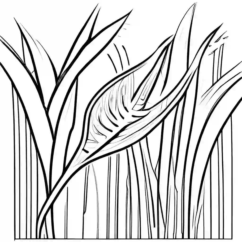 Seagrass coloring pages